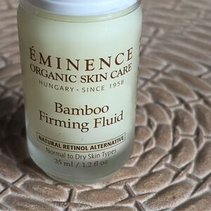 EMINENCE ORGANIC SKIN CARE BAMBOO FIRMING FLUID 1.2 OZ *READ*